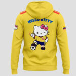 Unisex Colombia National Soccer Hello Kitty Day 2026 Graphic Hoodie for Soccer Fans