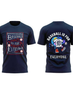 Unisex Detroit Tigers 2026 Baseball Is For Everyone Graphic Shirt for Baseball Fans