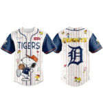 Unisex Detroit Tigers Peanuts Night 2026 New Jersey Graphic Baseball Jersey for Baseball Fans