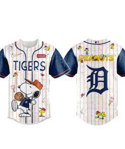 Unisex Detroit Tigers Peanuts Night 2026 New Jersey Graphic Baseball Jersey for Baseball Fans