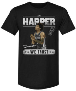 Unisex Dylan Harper San Antonio Spurs Trust Graphic Shirt for Basketball Fans