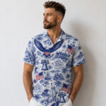 Unisex Eagle Of Freedom America 250 Hawaiian Shirt for Patriotic Fans