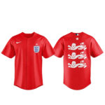 Unisex England National Football Team 2026 Baseball Jersey for Soccer Fans