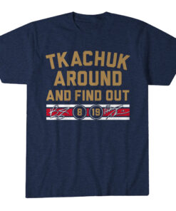 Unisex Florida Panthers Matthew And Brady Tkachuk Around And Find Out Graphic Shirt for Hockey Fans