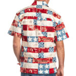 Unisex Freedom Patriotic Hawaiian Shirt for Patriotic Fans