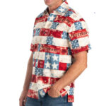 Unisex Freedom Patriotic Hawaiian Shirt for Patriotic Fans