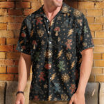 Unisex Grateful Dead Concert Aloha Hawaiian Shirt for Rock Music Fans