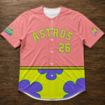 Unisex Houston Astros SpongeBob Night 2026 Patrick Star Baseball Jersey for Baseball Fans