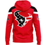 Unisex Houston Texans 2026 Celebration 25th Season America 250th Graphic Hoodie for Football Fans