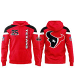 Unisex Houston Texans Celebration 25th Season Anniversary 2026 Graphic Hoodie for Football Fans