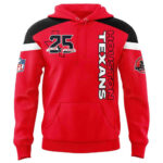 Unisex Houston Texans Celebration 25th Season Anniversary 2026 Graphic Hoodie for Football Fans