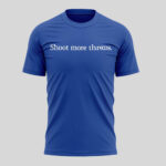 Unisex Indiana Fever x Caitlin Clark Shoot More Threes New Logo 2026 Graphic Shirt for Basketball Fans