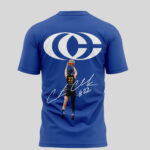 Unisex Indiana Fever x Caitlin Clark Shoot More Threes New Logo 2026 Graphic Shirt for Basketball Fans