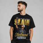 Unisex Jalen Brunson And The New York Knicks Make History 2026 Finals Champions Graphic Shirt for Basketball Fans