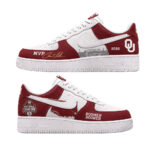 Unisex Jaxon Willits MVP Oklahoma Sooners Baseball National Champions 2026 Air Force 1 Shoes Sneakers for Baseball Fans