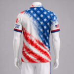 Unisex Kansas City Chiefs America 250 Years Of Freedom Graphic Polo Shirt for Football Fans