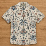 Unisex Liberty Garden Americana Hawaiian Shirt for Patriotic Fans