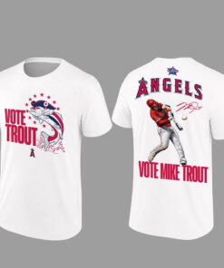 Unisex Los Angeles Angels 2026 Vote Mike Trout Graphic Shirt for Baseball Fans