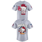 Unisex Los Angeles Angels x Hello Kitty Day 2026 Baseball Jersey for Baseball Fans