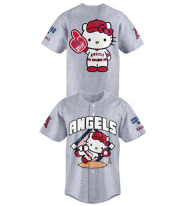 Unisex Los Angeles Angels x Hello Kitty Day 2026 Baseball Jersey for Baseball Fans