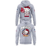 Unisex Los Angeles Angels x Hello Kitty Day 2026 Graphic Shirt for Baseball Fans