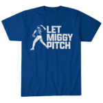 Unisex Los Angeles Dodgers Miguel Rojas Let Miggy Pitch Graphic Shirt for Baseball Fans