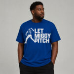 Unisex Los Angeles Dodgers Miguel Rojas Let Miggy Pitch Graphic Shirt for Baseball Fans