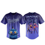 Unisex Los Angeles Dodgers x K-Pop Demon Hunters Night 2026 Baseball Jersey for Baseball and K-Pop Fans