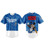 Unisex Los Angeles Dodgers x Mickey Mouse Night 2026 Baseball Jersey for Baseball and Mickey Mouse Fans