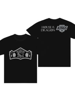 Unisex Los Angeles Kings x House of the Dragon 2026 Graphic Shirt for Hockey and Fantasy Series Fans