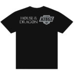 Unisex Los Angeles Kings x House of the Dragon 2026 Graphic Shirt for Hockey and Fantasy Series Fans