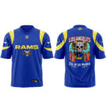Unisex Los Angeles Rams Día de los Muertos 2026 Football Jersey for Football Fans