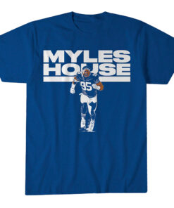 Unisex Los Angeles Rams Myles Garrett Myles House Graphic Shirt for Football Fans