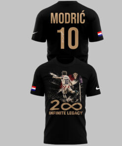 Unisex Luka Modrić 200 Games For Croatia Global Soccer Event 2026 Graphic Shirt for Soccer Fans
