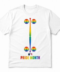 Unisex Major League Baseball Pride Month 2026 Logo Graphic Shirt for Baseball Fans