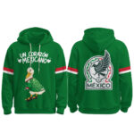 Unisex Mexico Soccer Patito Corazon Manga Larga Global Soccer Event 2026 Graphic Shirt for Soccer Fans