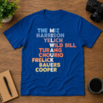 Unisex Milwaukee Brewers Baseball Names 2026 Graphic Shirt for Baseball Fans