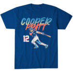 Unisex Milwaukee Brewers Cooper Pratt Slugger Swing Number Graphic Shirt for Baseball Fans
