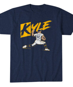 Unisex Milwaukee Brewers Kyle Harrison K Sign Graphic Shirt for Baseball Fans