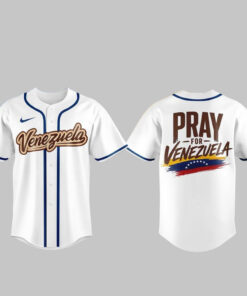 Unisex Milwaukee Brewers Pray For Venezuela 2026 Baseball Jersey for Baseball Fans