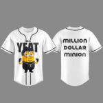 Unisex Minions x Yeat The Love Lyfe Tour 2026 Million Dollar Minion Baseball Jersey for Music and Movie Fans
