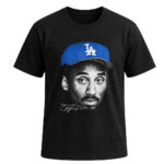 Unisex Myles Garrett Wearing Los Angeles Dodgers Kobe Bryant Graphic Shirt for Sports Fans