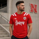 Unisex Nebraska Huskers 2026 Uniform Graphic Shirt for College Sports Fans