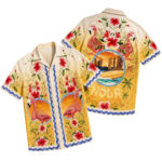 Unisex Neon City Vibes Jason Flamingo 2026 Hawaiian Shirt for Gaming Fans