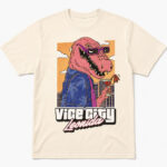Unisex Neon City Vibes Jason Vice City Leonida Alligator Graphic Shirt for Gaming Fans