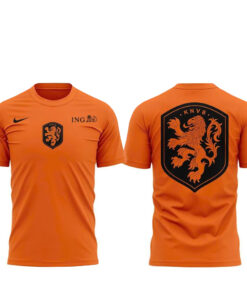 Unisex Netherlands National Football Team 2026 World Cup Warm-Up Graphic Shirt for Soccer Fans