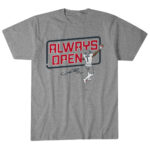 Unisex New England Patriots A.J. Brown Always Open New England Graphic Shirt for Football Fans
