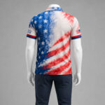 Unisex New England Patriots America 250 Years Of Freedom Graphic Polo Shirt for Football Fans