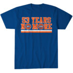 Unisex New York Knicks 53 Years No More Graphic Shirt for Basketball Fans