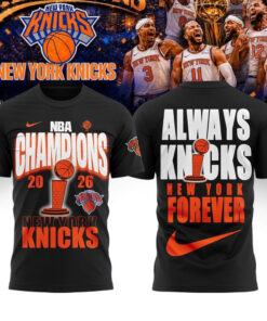 Unisex New York Knicks Always Knicks Win Finals Champs 2026 Graphic Shirt for Basketball Fans